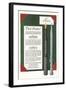 Fountain Pen and Pencil Advertisement-null-Framed Art Print