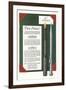 Fountain Pen and Pencil Advertisement-null-Framed Art Print