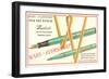 Fountain Pen and Pencil Set-null-Framed Art Print