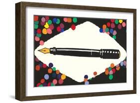 Fountain Pen-null-Framed Art Print