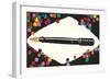 Fountain Pen-null-Framed Art Print