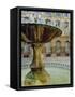 Fountain, Place d'Albertas, Aix En Provence, Provence, France, Europe-John Miller-Framed Stretched Canvas