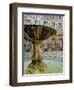 Fountain, Place d'Albertas, Aix En Provence, Provence, France, Europe-John Miller-Framed Photographic Print