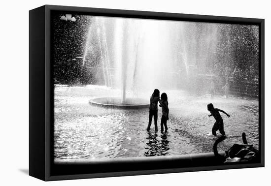 Fountain Play-Evan Morris Cohen-Framed Stretched Canvas