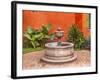 Fountain Plaza Juarez Park, San Miguel de Allende, Mexico.-William Perry-Framed Photographic Print