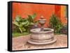 Fountain Plaza Juarez Park, San Miguel de Allende, Mexico.-William Perry-Framed Stretched Canvas