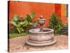 Fountain Plaza Juarez Park, San Miguel de Allende, Mexico.-William Perry-Stretched Canvas