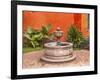 Fountain Plaza Juarez Park, San Miguel de Allende, Mexico.-William Perry-Framed Photographic Print