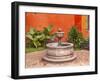 Fountain Plaza Juarez Park, San Miguel de Allende, Mexico.-William Perry-Framed Photographic Print