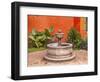 Fountain Plaza Juarez Park, San Miguel de Allende, Mexico.-William Perry-Framed Photographic Print