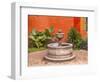 Fountain Plaza Juarez Park, San Miguel de Allende, Mexico.-William Perry-Framed Photographic Print