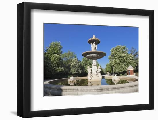 Fountain, Retiro Park, Parque del Buen Retiro, Madrid, Spain, Europe-Markus Lange-Framed Photographic Print