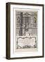 Fountain, Rue De Grenelle, Faubourg St Germain-Le Canu-Framed Giclee Print