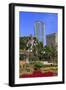 Fountain Sculpture and Jkr Tower, Kuala Lumpur, Malaysia, Southeast Asia, Asia-Richard Cummins-Framed Photographic Print