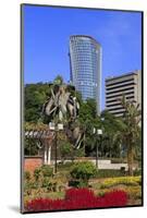 Fountain Sculpture and Jkr Tower, Kuala Lumpur, Malaysia, Southeast Asia, Asia-Richard Cummins-Mounted Photographic Print