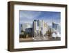 Fountain Square and Buildings of Sector Sul, Brasilia, Federal District, Brazil, South America-Ian Trower-Framed Photographic Print