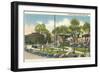 Fountain Square, Bowling Green, Kentucky-null-Framed Art Print