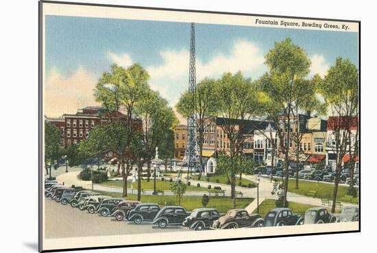 Fountain Square, Bowling Green, Kentucky-null-Mounted Art Print