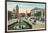 Fountain Square, Chattanooga-null-Framed Art Print