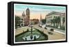 Fountain Square, Chattanooga-null-Framed Stretched Canvas