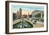 Fountain Square, Chattanooga-null-Framed Art Print