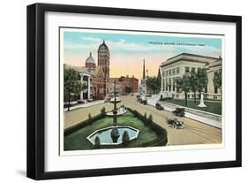 Fountain Square, Chattanooga-null-Framed Art Print