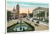 Fountain Square, Chattanooga-null-Stretched Canvas