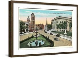 Fountain Square, Chattanooga-null-Framed Art Print