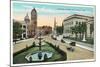 Fountain Square, Chattanooga-null-Mounted Art Print