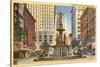 Fountain Square, Cincinnati, Ohio-null-Stretched Canvas