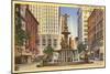 Fountain Square, Cincinnati, Ohio-null-Mounted Art Print
