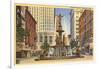 Fountain Square, Cincinnati, Ohio-null-Framed Art Print