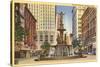 Fountain Square, Cincinnati, Ohio-null-Stretched Canvas