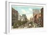 Fountain Square, Cincinnati, Ohio-null-Framed Art Print