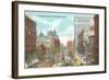 Fountain Square, Cincinnati, Ohio-null-Framed Art Print