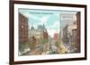 Fountain Square, Cincinnati, Ohio-null-Framed Premium Giclee Print