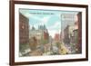 Fountain Square, Cincinnati, Ohio-null-Framed Premium Giclee Print