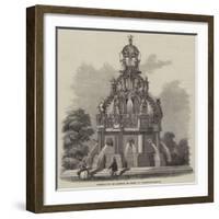 Fountain to Be Erected in Front of Holyrood Palace-null-Framed Giclee Print