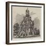 Fountain to Be Erected in Front of Holyrood Palace-null-Framed Giclee Print