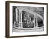 Fountain Under the Stairs of the Hotel de Ville Before the Fire of 1871-Charles Marville-Framed Giclee Print