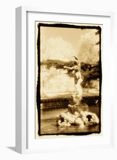 Fountain with Dancing Maiden, Avignon, France-Theo Westenberger-Framed Art Print