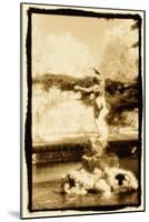 Fountain with Dancing Maiden, Avignon, France-Theo Westenberger-Mounted Art Print