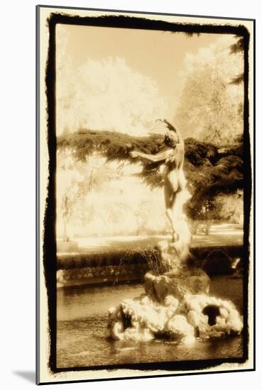 Fountain with Dancing Maiden, Avignon, France-Theo Westenberger-Mounted Art Print