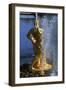 Fountain with Gilded Bronze Samson Statue, Grand Cascade-null-Framed Giclee Print