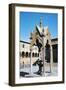 Fountain with Gothic Canopy-null-Framed Photographic Print