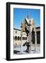 Fountain with Gothic Canopy-null-Framed Photographic Print