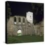 Fountains Abbey, Illuminated, 12th Century-CM Dixon-Stretched Canvas