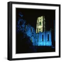 Fountains Abbey, Illuminated, 12th Century-CM Dixon-Framed Photographic Print