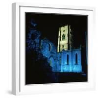 Fountains Abbey, Illuminated, 12th Century-CM Dixon-Framed Photographic Print