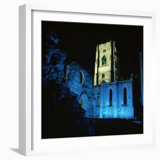 Fountains Abbey, Illuminated, 12th Century-CM Dixon-Framed Photographic Print